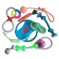 ZEZEPET 狗線玩具套組 P 領帶, 混色, 1套