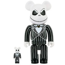 BE@RBRICK 近畿機器人 400% + 100% JACK SKELLINGTON 人偶, 1套