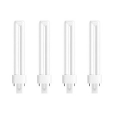 오스람 이관형광등 DULUX S 13W 4p, 전구색, 4개