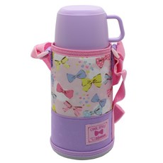 조지루시 2WAY 보온 보냉 물병 SP-JA06-VZ, 리본 퍼플, 620ml