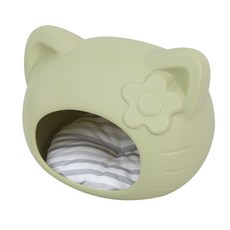 레드퍼피 브랜드키 하드 펫하우스 + 방석, 하우스(파우더민트), 방석(랜덤 발송), 1개