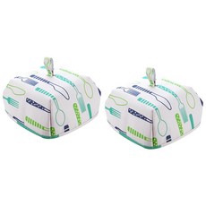 블럭마트 보온보냉 밥상보 푸드커버 블루