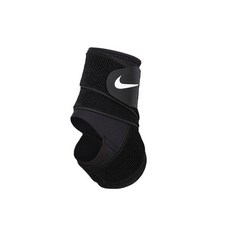 나이키 PRO COMBAT 고급 발목 보호대 AC3682-010, 블랙, 1개