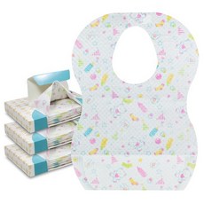 嬰兒防水圍兜, 混色, 30入