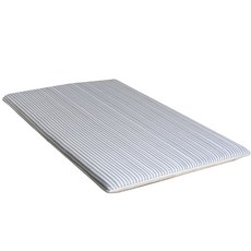 팜파스 메모리폼 매트 + 겉커버 스트라이프 SS, 혼합 색상, 5cm