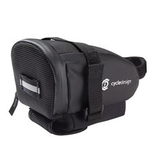 自行車設計全防水後座包, 黑色的, 1個