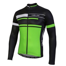 Nalini 男款拼色長袖自行車服