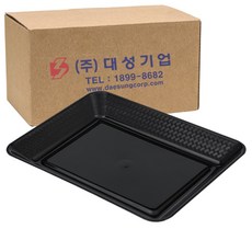 COOK&LOCK 可重複使用方形盤 黑色 2000號 275 x 205 x 25 mm, 300入, 1個