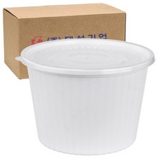 Cook &amp; Lock Injection Gamjatang 容器超大號 4.2L 白色套裝, 50入, 1個