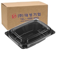 COOK&LOCK 配菜沙拉容器 202 黑色套組, 600入, 1個