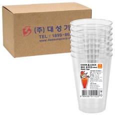 쿡앤락 파티 음료컵 투명, 210개입, 1개, 300ml