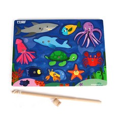 Brain Forest木質拼圖 海洋釣魚拼圖, 混色