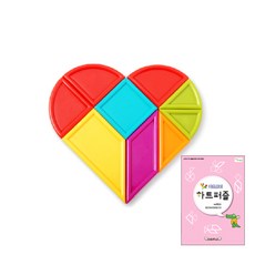 腦力森林 思考力愛心拼圖組 隨機出貨, 1套, 9件