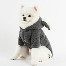 AMYLOVESPET 寵物Moncle Bunny連帽外套, 灰色