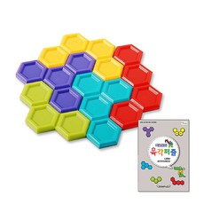 腦力森林 思考力六角拼圖套組 隨機出貨, 1套, 5件