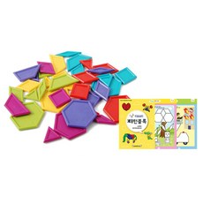 腦力森林 思考力圖案積木套組 隨機出貨, 1套, 36件