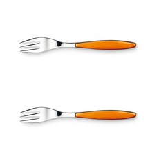 구찌니 필링 디저트포크 15.5cm, Orange, 2개입