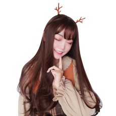 파티복닷컴 헤어 통가발 GB0061, 초콜릿, 1개