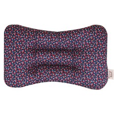 Organic Boom 孩童櫻桃印花枕頭, 深藍色