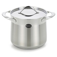 Barazzoni 雙耳不鏽鋼深型湯鍋, 直徑20cm*高18.5cm, 單色