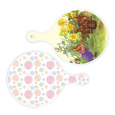 Loem Design 上菜砧板 2入 CasaRomeo 花壇圓形組, CasaRomeo花壇圓形, 線條圓形圓形, 1套