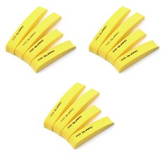 블럭마트 EVA 차량용 문콕방지가드 4p 세트, 옐로우, 3세트