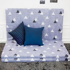 팜파스 메모리폼 3단 접이식 매트 슈퍼 싱글, 세모, 50mm