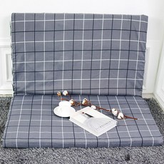 팜파스 메모리폼 3단 접이식 매트 슈퍼 싱글, 그레이체크, 50mm