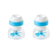 아리코 25kitchen 자바라 360도 워터필터, 블루, 2개입