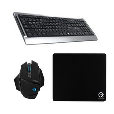 라이센스LG 프리미엄 멀티 USB 키보드 + 리줌 G-FACTOR 게이밍 마우스 + ZIO 마우스패드, K-1200(키보드), Z5(마우스), MP450(패드), 티타늄(키보드)