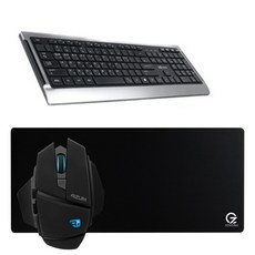 라이센스LG 프리미엄 멀티 USB 키보드 + 리줌 G-FACTOR 게이밍 마우스 + ZIO 마우스패드, K-1200(키보드), Z5(마우스), MP900(패드), 티타늄(키보드)