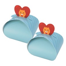카카오프렌즈 러브테마 라운드 기프트 박스, 라이언, 2개입