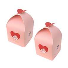 카카오프렌즈 러브테마 훅 기프트 박스 S, 어피치, 2개입