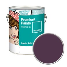 노루페인트 팬톤 내부용 실내벽면페인트 저광 4L, 19-2514 Italian Plum, 4000ml, 1개