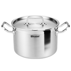 雙耳5層不鏽鋼湯鍋, 24厘米, 混色