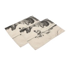 Sweet Living 素描彩色餐墊 2入, 02, 42 x 32 cm