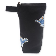 Cute Eco 北歐防水餐具袋, 恐龍劍龍黑色, 1個