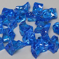 Mdesign 壓克力冰塊模型 20入, 藍色