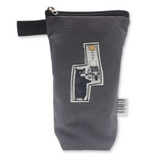 CUTE ECO 北歐防水餐具袋, 可愛的熊檸檬灰, 1個