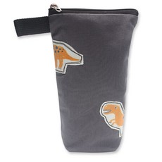 Cute Eco 北歐防水餐具袋, 恐龍暴龍灰色, 1個