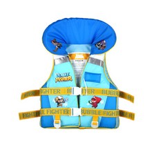 버블파이터 아동 수영조끼 35kg, 블루, 1개