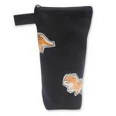 Cute Eco 北歐防水餐具袋, 恐龍暴龍黑色, 1個