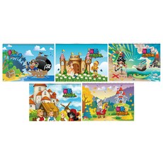 FullColors 男童用童話寫生簿 5入 隨機出貨, 20張