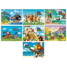 FullColors 男童用童話繪圖本 7入 隨機出貨, 20張