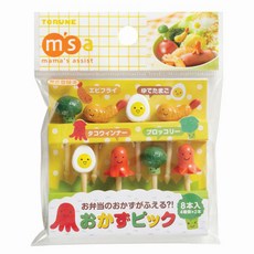 토루네 반찬모양 핀, 8개, 1세트