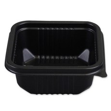 엠브이팩 일회용 사각 소스용기 검정 소 73 x 73 x 30 mm, 1개입, 2000개