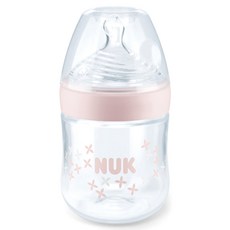 Nuk Nature Sense 嬰兒奶瓶, 粉色, 150ml, 1個, 0-6個月