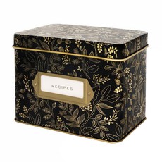 Rifle Paper QUEEN ANNE錫製食譜盒, 1個