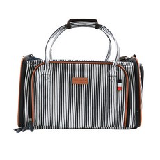 에이미러브즈펫 창 캐리어, 스트라이프 네이비, 1개