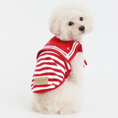 에이미러브즈펫 씨문티셔츠, 레드, 1개